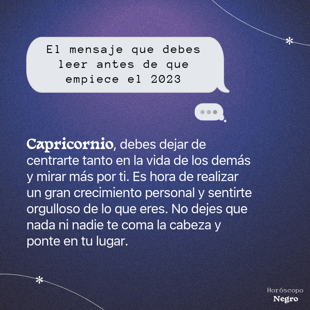 El mensaje que debes leer antes de que empiece el 2023 ✨🔮✨ #capricornio #horoscoponegro