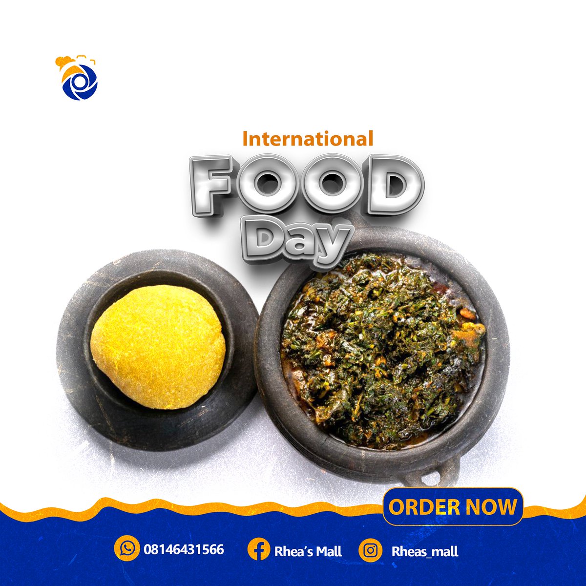Rheas_Food's tweet photo. To every food lover and a Rhea customer, we wish you all a happy #WorldFoodDay_2022. Keep the orders coming๐
#Rheas
#Foodie
#WorldFoodDay_2022 https://t.co/ETIYFFOSDD