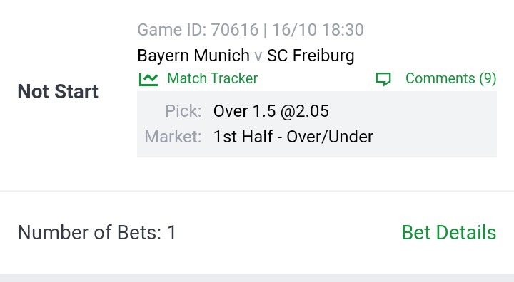 best_bet_today's tweet photo. Intro: I am called SINGULAR

Let's all try this,
Single BANKER 🎱💯
Over 1.5 goals HT @ 2.05 odds 

Sportybet code: 5C4A833

Just retweet  for more ! https://t.co/iPfPicIWmq