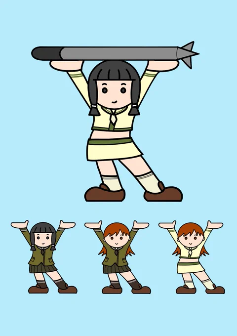 ハイパーズの魚雷おき#艦これ #北上 #大井 