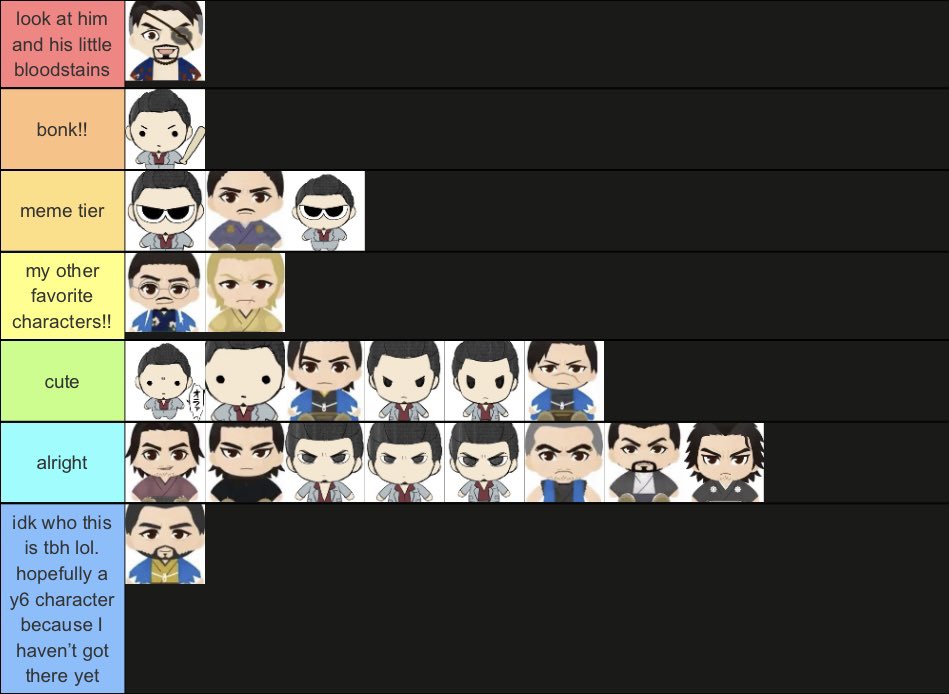 Katie ishin on twitter i made a dumb yakuza plushie tier