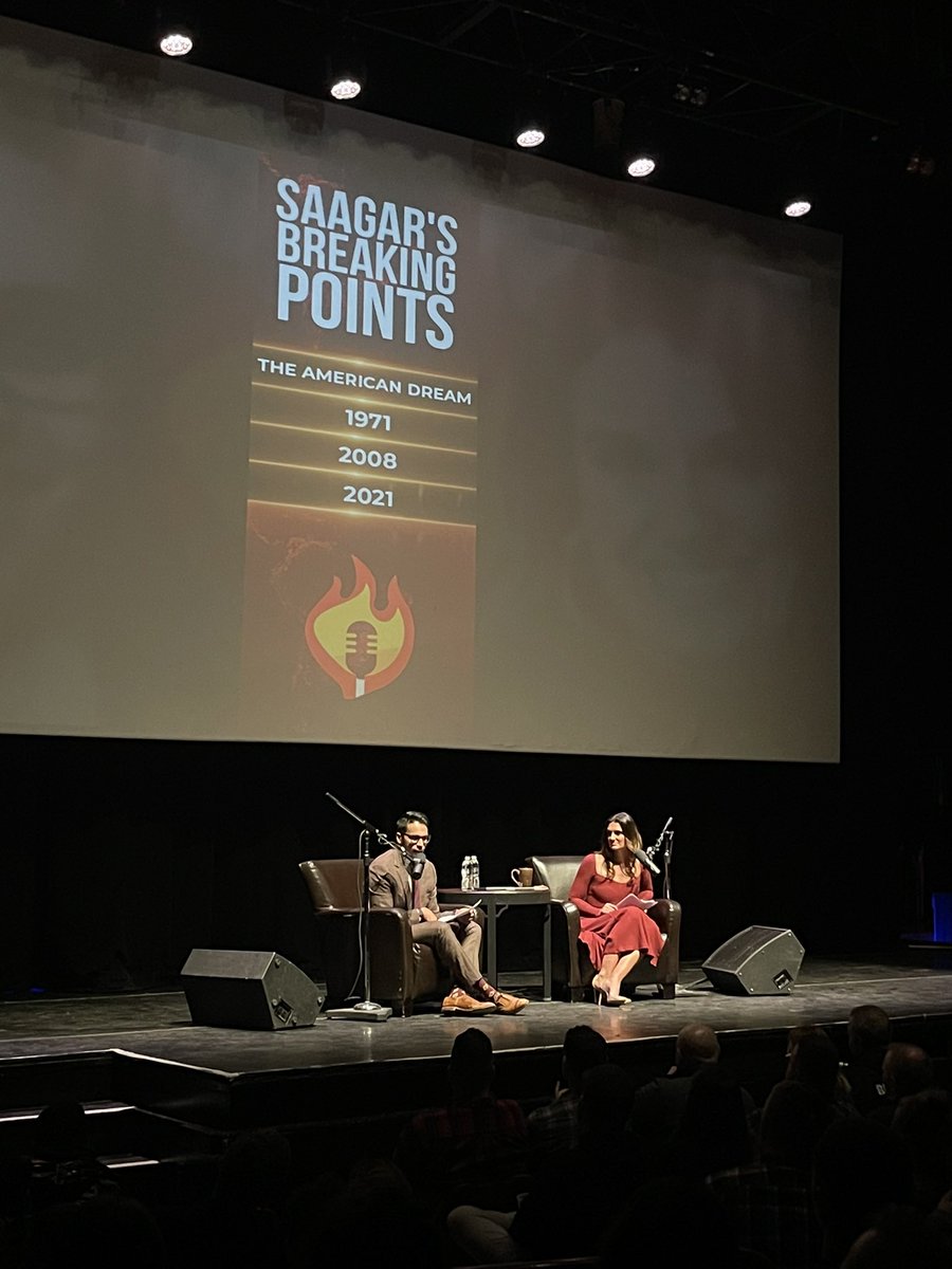 mr__bachar's tweet image. Had the privilege to see @krystalball and @esaagar at the Vic yesterday. If your not currently a listener, I advise you to check their show Breaking Points out. Has changed the way I view politics and current news. Thank you both for all you do! #breakingpoints