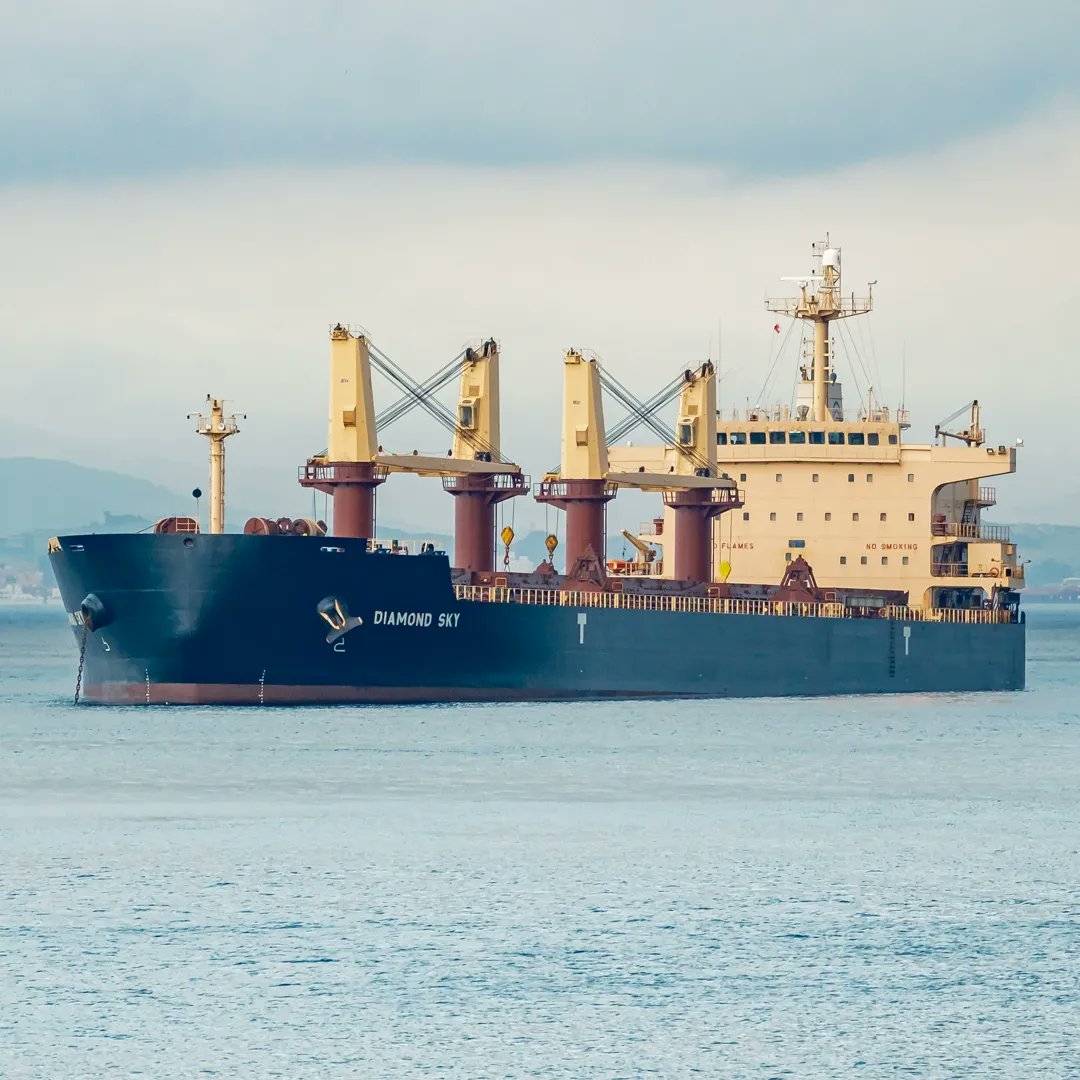 KiteObserver's tweet photo. Diamond Sky Bulk Carrier - more high quality photos and panoramas at https://t.co/WEYULNKfJ2

#shipspotting #ship #vessel #bulkcarrier #cargovessel #cargoship #Diamond #sky #diamondsky #sea #merchantnavy #lifeatsea #Gibraltar https://t.co/GZeRHyL7Q7