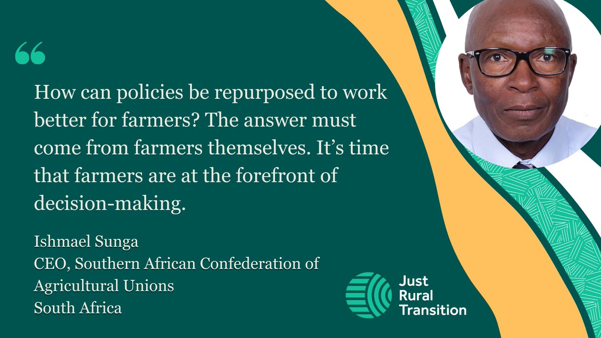 And what is key to achieving this?
📢Listening to farmers!📢
On the frontlines of the climate and nature crises, farmers of all types – from those running large-scale agricultural enterprises to the smallest-scale subsistence farmers – have crucial insights to bring to table.
4/4