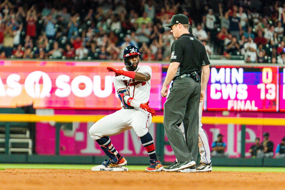 MoneyyyMikeee's tweet image. To @Braves Country, Thank You for an unforgettable first season. The Love and Support you guys bring each night is unmatched. See you next season.💸🖤#FortheA