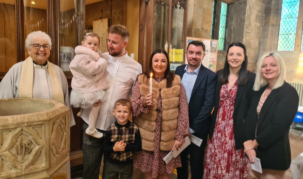 DandSChurch's tweet photo. It's been another of those wonderful weekends. Congratulations to Byron &amp; Stacey who were married yesterday, and to both Ava and Owen who were baptised this afternoon. We've loved sharing with you and look forward to seeing you soon. @LeedsCofE @churchofengland #baptism https://t.co/alojGgb44L