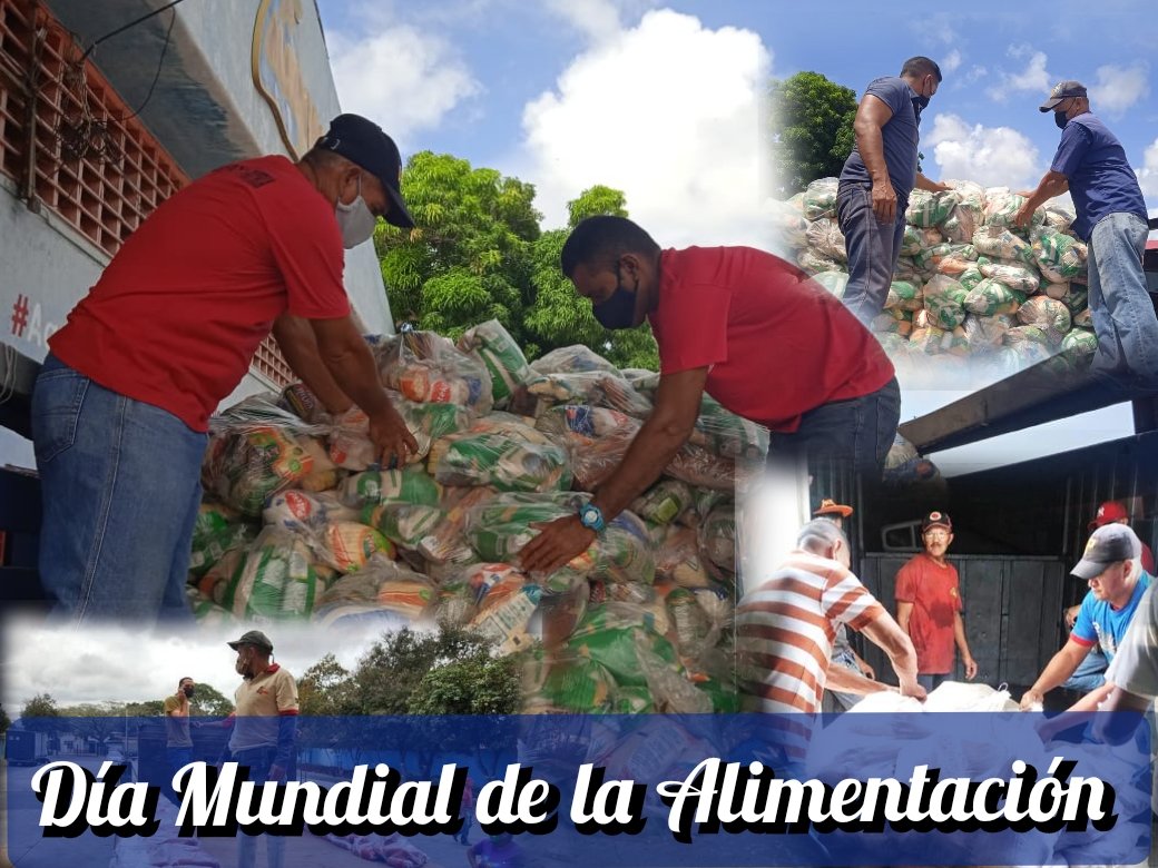Seguiremos con mucho COMPROMISO y AMOR  para continuar llevando los alimentos a cada rincón de nuestra Amada Venezuela🇻🇪.
En la Misión Alimentación.
'Trabajo en Equipo Triunfo Seguro'.
#DiaMundialDeLaAlimentación
#VenezuelaGarantizaAlimentación 
#VenezuelaRevoluciona