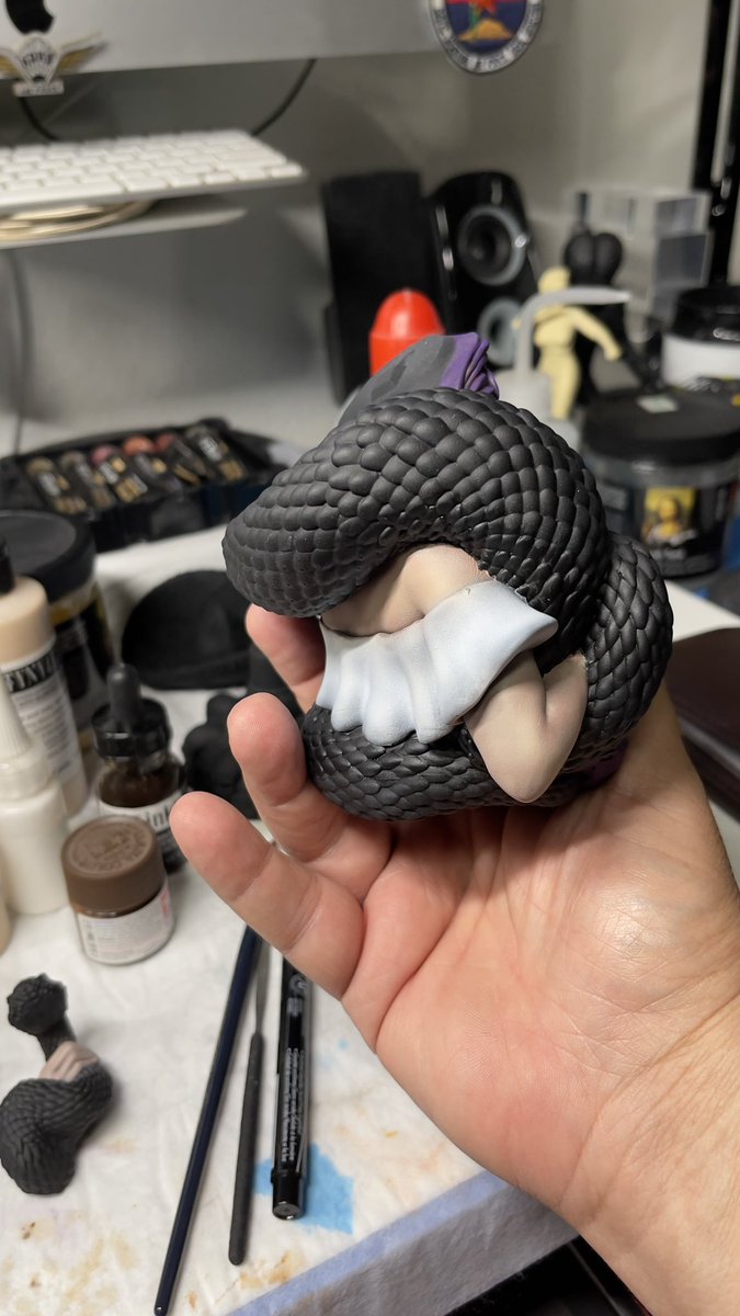 ThunderHobbies's tweet photo. La Charra in work, #lacharra #3dprinted #styrenesyndicate #reddragonmodelworks #ny3dcreations #figurepainter #figurepainting #sugarskull https://t.co/jxXzSiFUsD