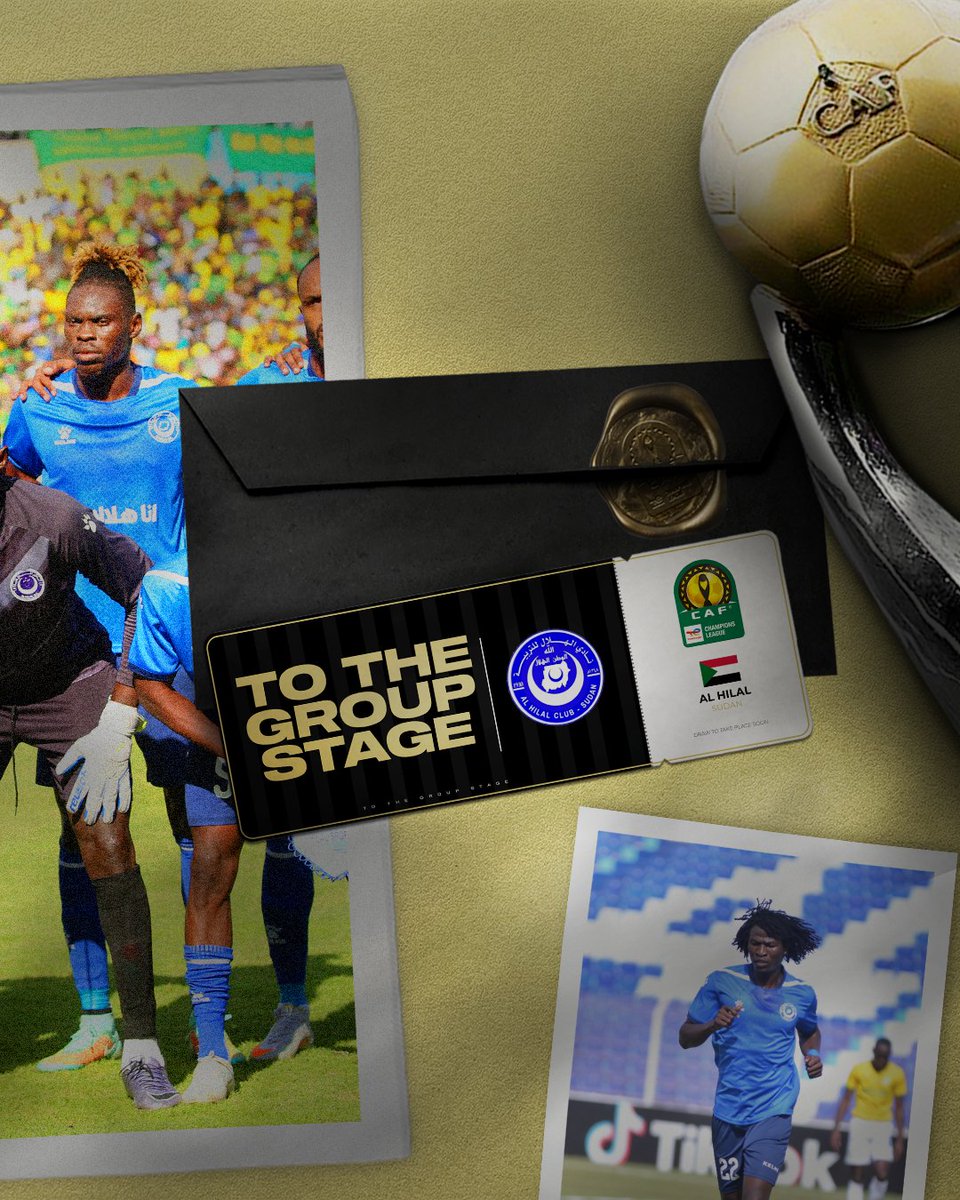 CAFCLCC_ar's tweet photo. ⏫ الهلال ⏫

🇸🇩 الفريق السوداني يتأهل لدور المجموعات من دوري أبطال إفريقيا للمرة الرابعة على التوالي!

#TotalEnergiesCAFCL | @AlHilalSC_ https://t.co/emUrJlUTXZ
