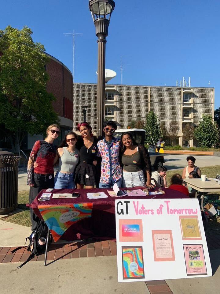 VotersTomorrow's tweet photo. VOT Week of Action: ✅

Our state and local chapters across the country reached over 700 young voters and helped them check their registration, register, or request an absentee ballot and they’re just getting started. https://t.co/zpg4QE4qDs