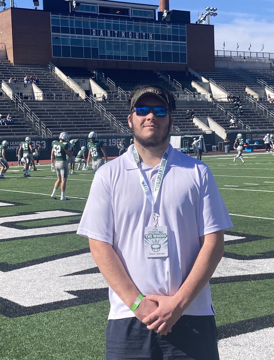 Gorgeous day at Dartmouth, thank you coaches for each taking the time to speak with me!! <a href="/BTeevens/">Buddy Teevens '79</a> <a href="/coachkeithclark/">Keith Clark</a> <a href="/coachirishodea/">Danny O'Dea</a> <a href="/LandanYount/">Landan Yount</a> <a href="/DartmouthFTBL/">Dartmouth Football</a>