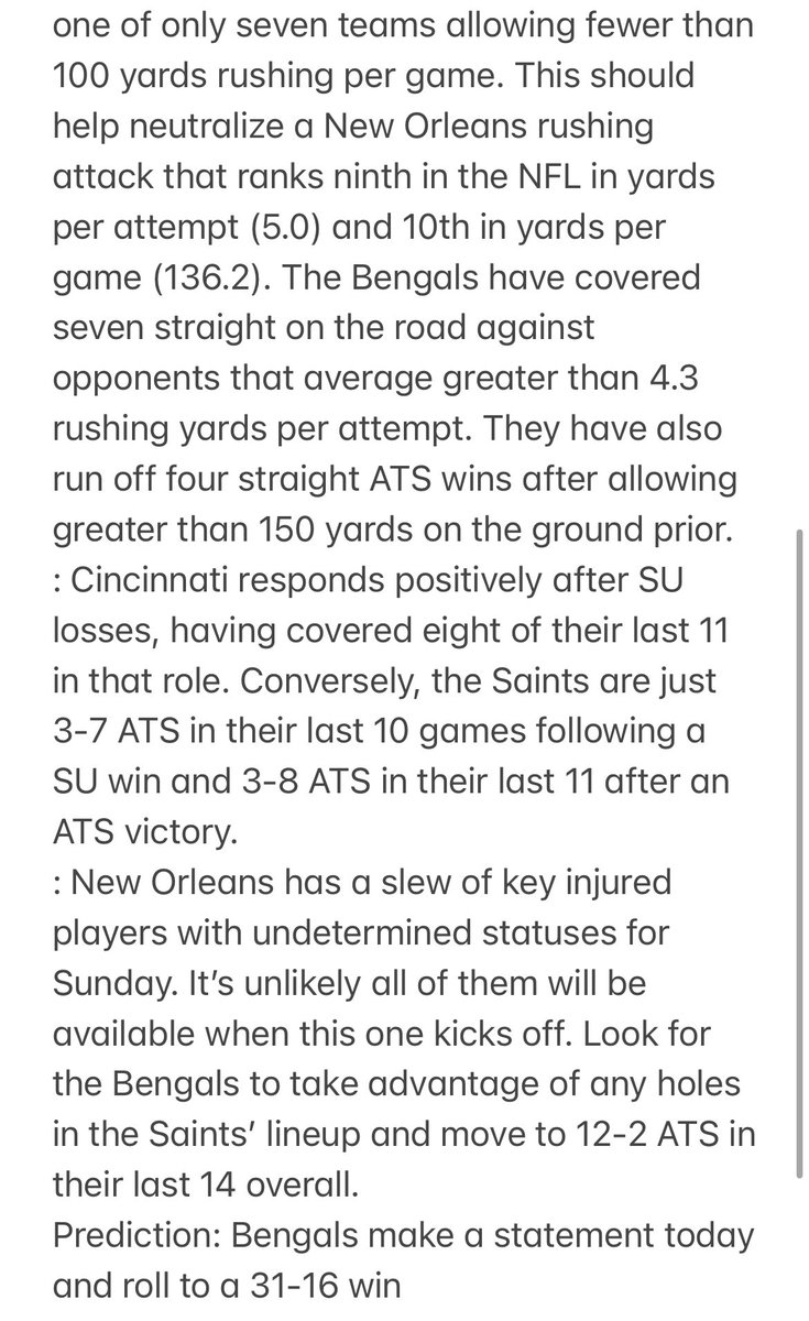 JFirestoneMPSC's tweet image. The BIG GAME HUNTERS strike again! 

Folks, we now have not lost a 4+ unit play since Sept 3!

Bengals -2.5 : WINNER💰💰💰💰

Thanks to everybody who came on board. Still time to get in for our TWO UNIT selection in the #BuffvsKC game

$19.99

DM US NOW 🔥

#GamblingTwitter #NFL