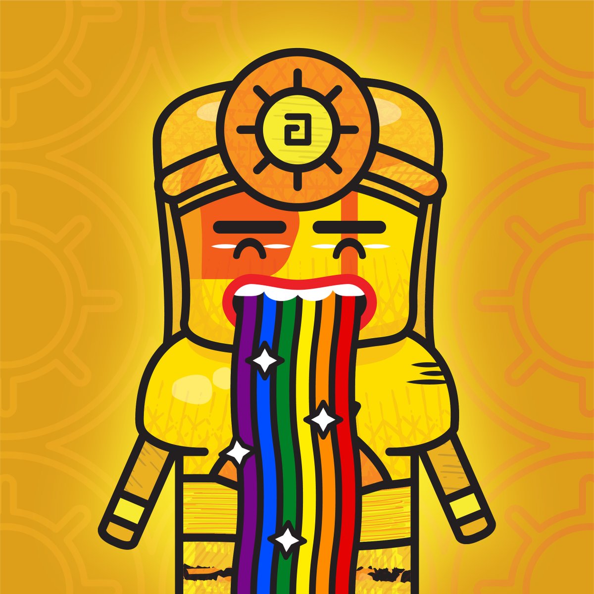 DS00001 ☀️ The God Sun in the Mayan culture, is who gives life and light.
.
#nft #nftart #art #nfts #crypto #ethereum #cryptocurrency #opensea