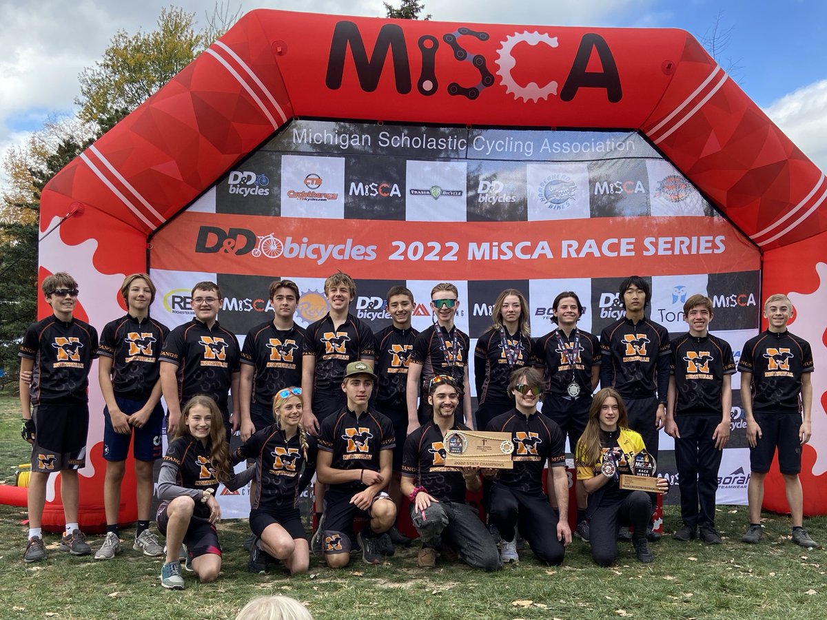 Congrats to the 2022 <a href="/MiSCA_bike/">MiSCA</a> D2 State Champion <a href="/nvilleathletics/">Northville Athletics</a> MTB Team!!!