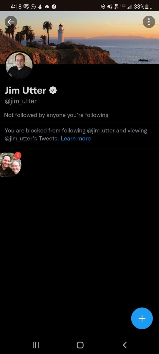 JrFan8857's tweet image. My day is made. I've been blocked by the @jim_utter!
