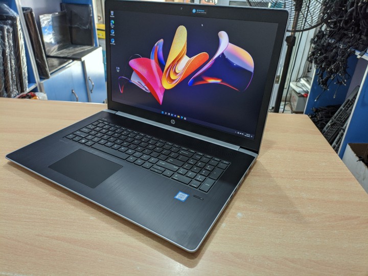MeedMobile's tweet photo. 》HP Probook 470 G5
• 17.3 inch FHD display
• Intel Core i7 (8th gen)
• 1TB storage
• 8GB DDR4 RAM
• Nvidia GeForce 930Mx (2GB dedicated)
• Up to 7hrs battery life
• Fingerprint
• Mint like new
• Pc + Original charger
  NGN325,000 only 
Nationwide Delivery Available https://t.co/fNJMdwloXF