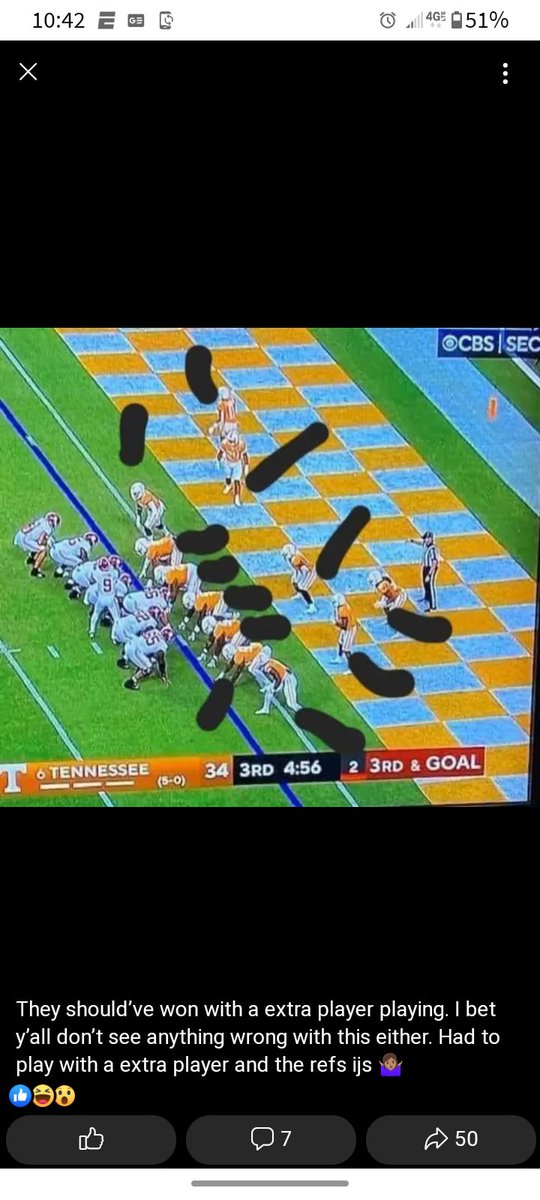 Tennessee with 12 on the goal line... interference call decided the game