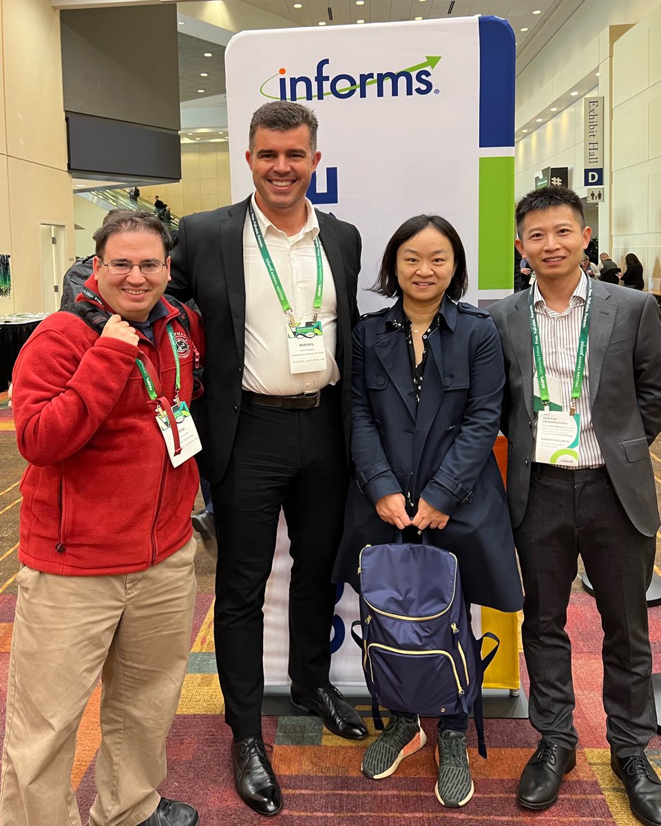 prof_Bragin's tweet image. It was a surprise for former UConn OPIM folks to see me at #informs22 and a pleasure for me to see them 10 some years later.