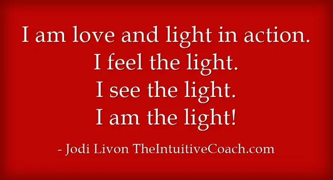 JodiLivon's tweet photo. When my energy needs a boost...I repeat this! It helps me stay focused, centered and happy or at least less grouchy. #youareloved #quotes #theintuitivecoach #energeticprotection #Mindfulness #thehappymedium https://t.co/BcwHx7yfn8