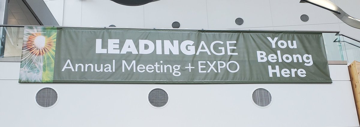 Excited to be in Denver for the 2022 LeadingAge Annual Meeting + EXPO! Ready to connect with aging services professionals from all over the world. #LeadingAge22