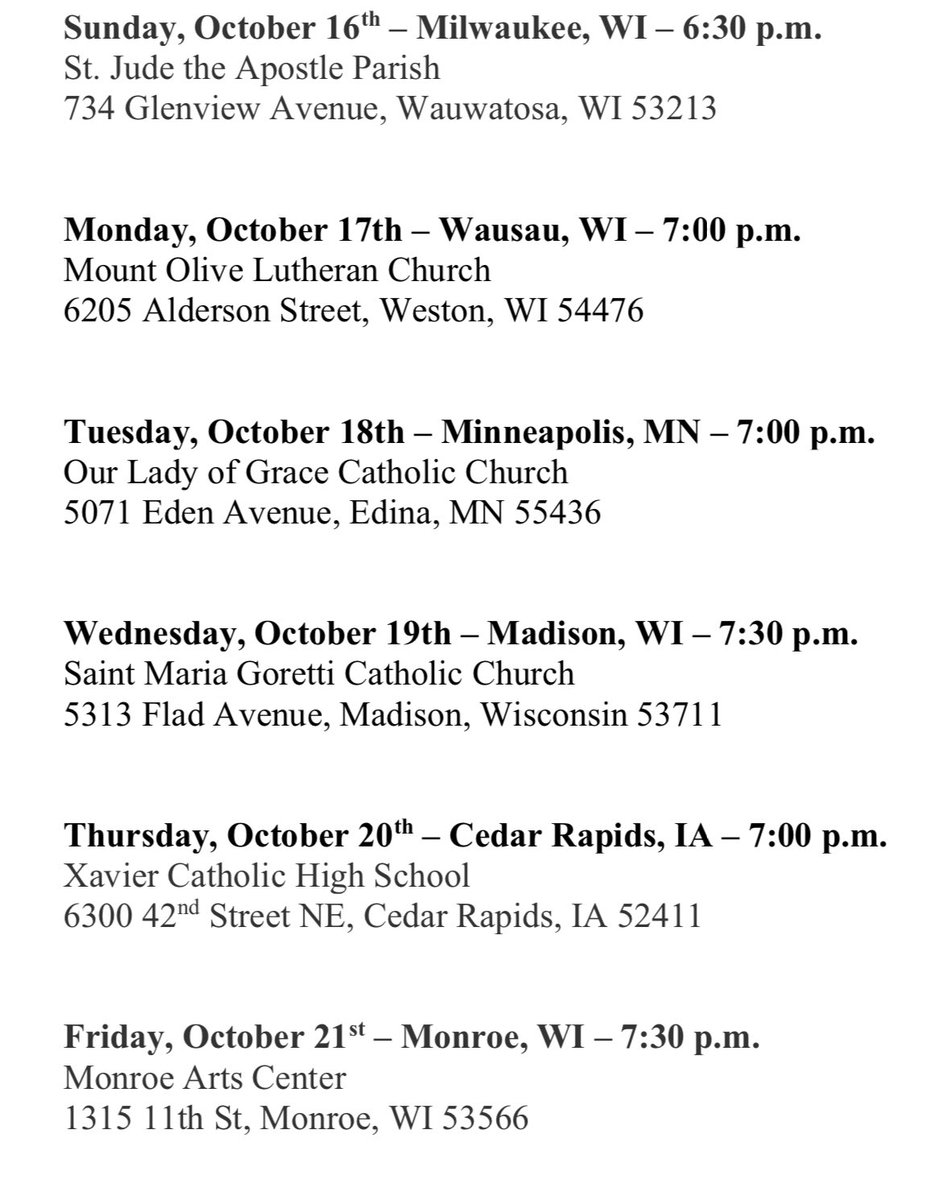 Here is our finalized schedule for our 2022 Fall Tour! We can’t wait to see you at our concerts! 🎶🍀