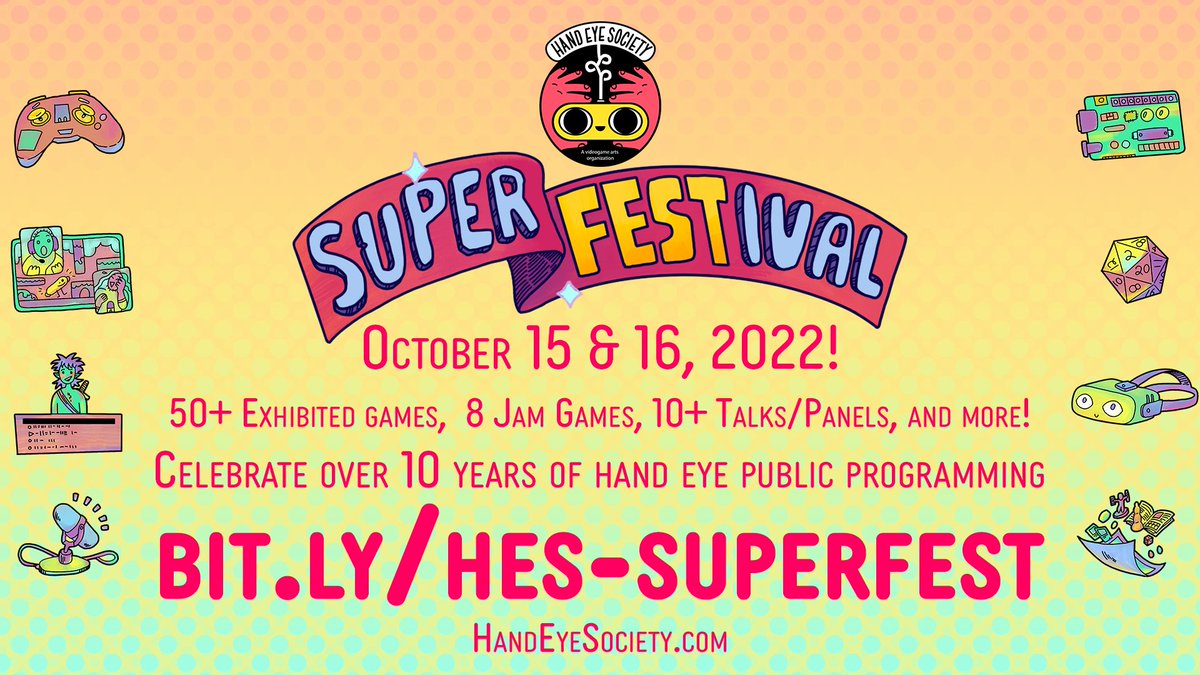 Check out the <a href="/HandEyeSociety/">Hand Eye Society</a> #SuperFestival!
bit.ly/hes-superfest