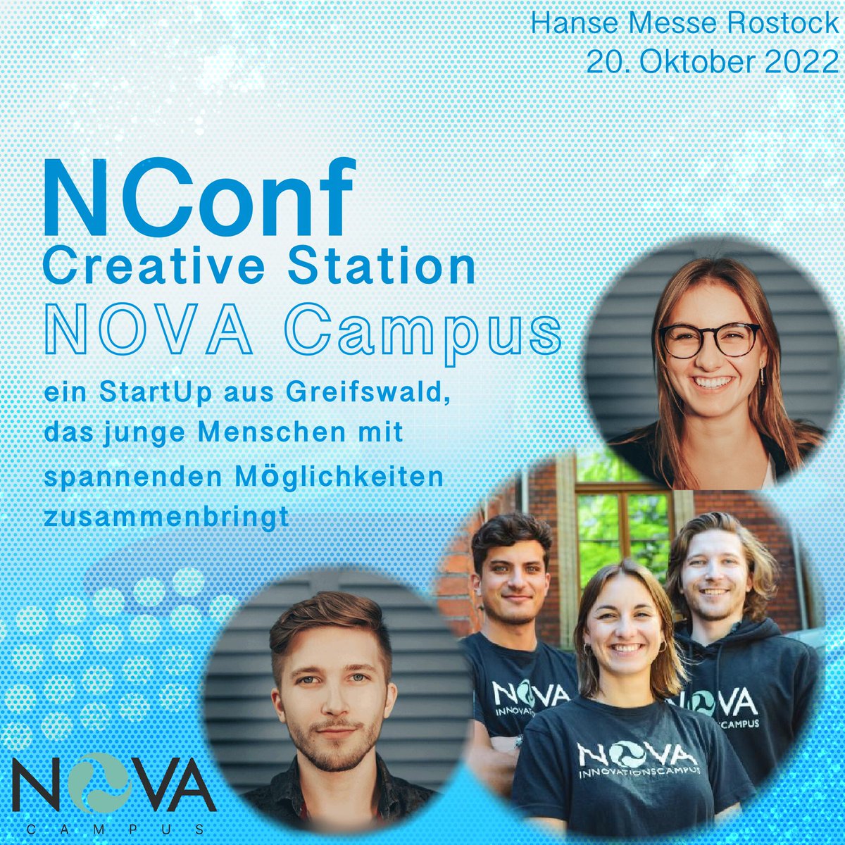 NconfeV's tweet photo. Creative Station
Für die NConf hat NOVA Campus unsere Jobwall erstellt. Sophia und
Konstantin werden für Fragen und Ideen zu allen Jobs mit vor Ort sein.
Jetzt Tickets sichern unter: https://t.co/gtZenNMylW
#nconf #itconference #konferenz #festival #coding #it #ai #mobile https://t.co/WlReULrk6j