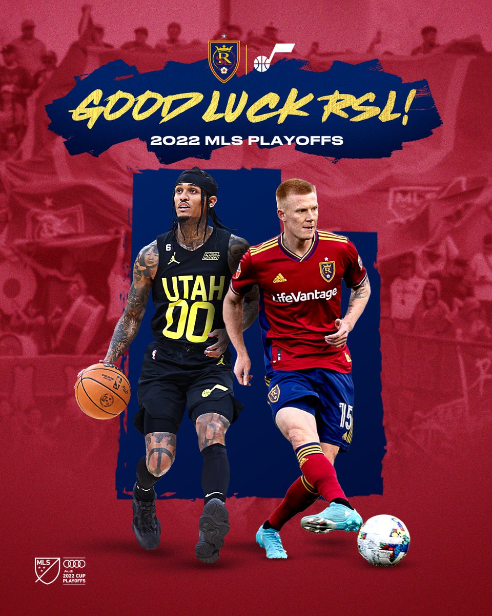 Good luck to our friends at @realsaltlake today!! #MLSCupPlayoffs #DaleRSL