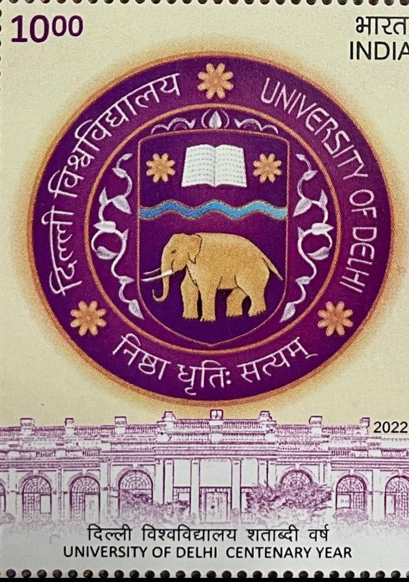 prashbarthwal's tweet photo. It's DU Centenary Year. The temple of academics. 
#LEARNING4ALL https://t.co/XVNW1s7jCD