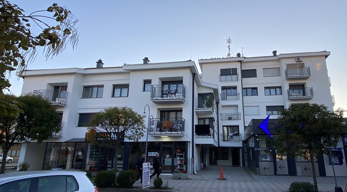 Petrit's tweet photo. A building in Viti, one of many old flats &amp; houses, renovated for energy efficiency by @MFKosovo &amp; @MCCgov. Thousands of Kosovans are going to have warmer winter &amp; cheaper energy bills due to our investment. Next week we’re inaugurating these buildings w/ Alice Albright, MCC CEO! https://t.co/XvAS3GOfDE