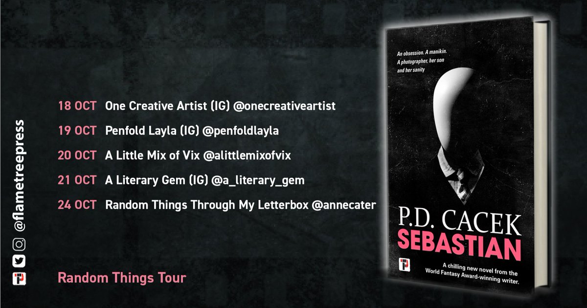 flametreepress's tweet photo. Make sure you check out the blog tour for #Sebastian over our social channels! The tour starts today on the 18th of October when the book is published! #BlogTour #RandomThingsTour https://t.co/2Df0StiBB4