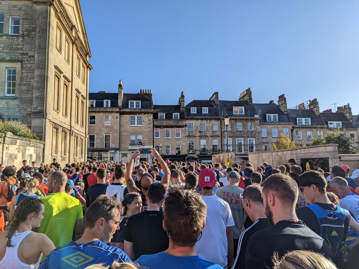 Very pleased to get a sub 1:45 min time for the #bathhalf and raise money for Bath RAG charities. I don't really like running, and I don't do as much training as I should, so I had to fight hard for that. Longest run complete ✅