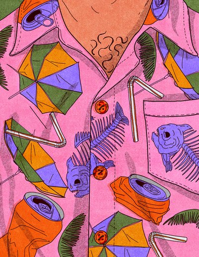 María Jesús Contreras is a Chilean illustrator. Her works come together through a series of habits, such as documenting funny things that she encountered, taking notes, following the trending memes, and then going through her collections to create illustrations. 🧵🧵🧵