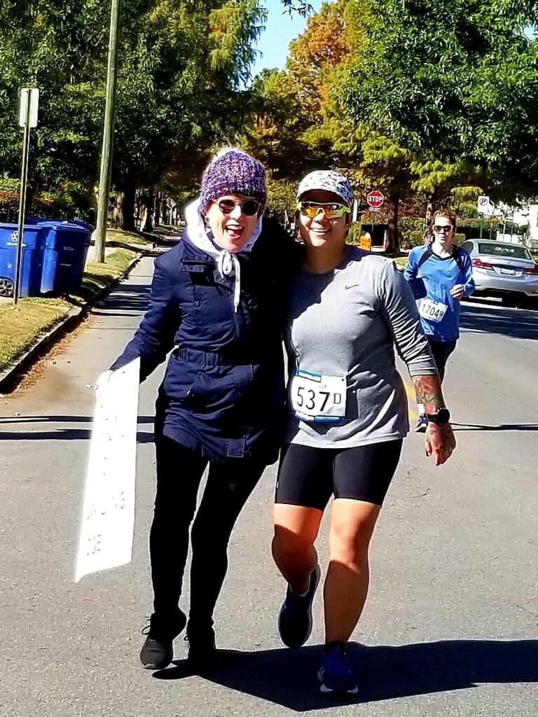 Beautiful day for the Columbus Marathon!
So proud of my daughter Zoe!