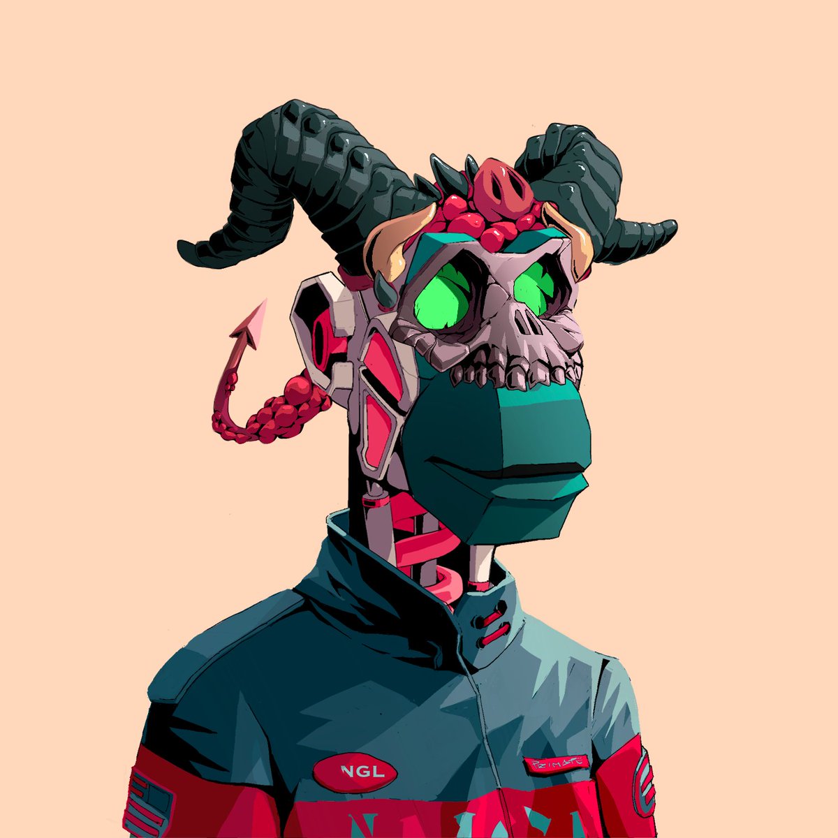 MontaviusGuy's tweet photo. Levels to this shit. 2/5 traits toxified. Leggggo 🧪 😈@Primatesnft https://t.co/oz5SquVtFR