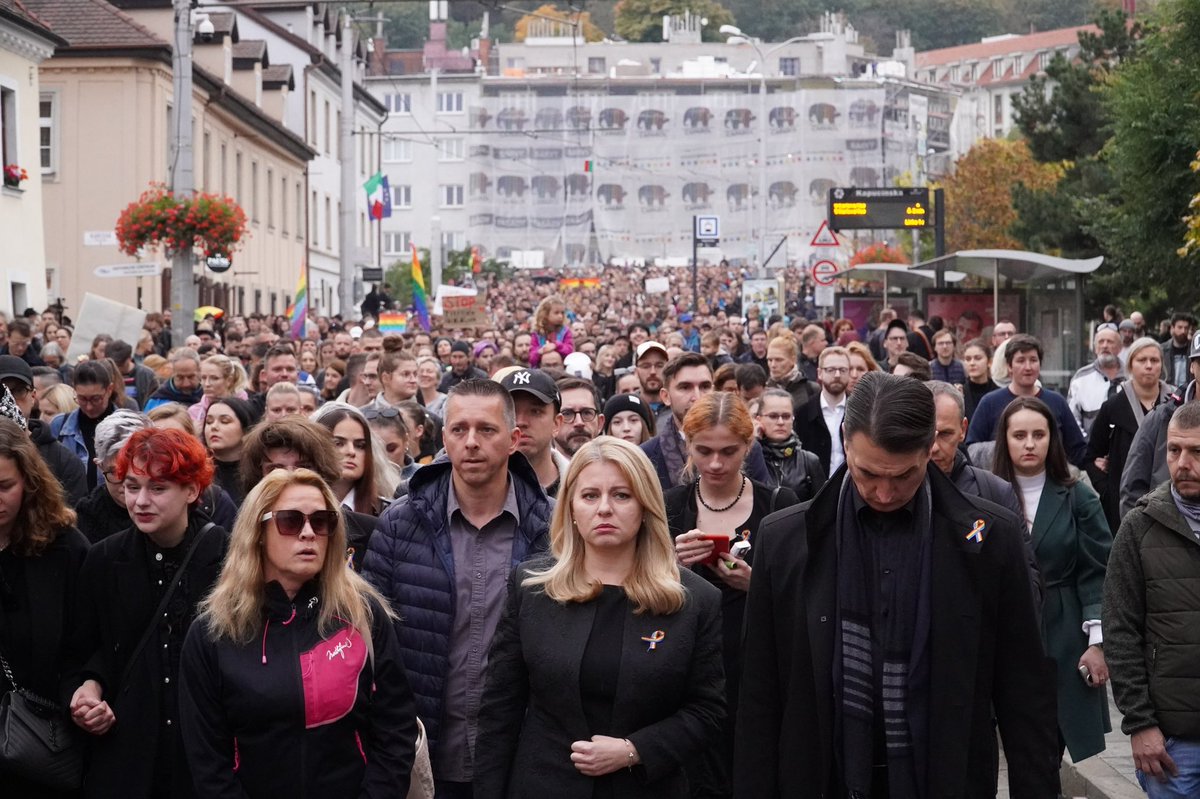 Thousands of people united across #Slovakia to say “no” to hate speech and in solidarity with LGBTQI+ community.