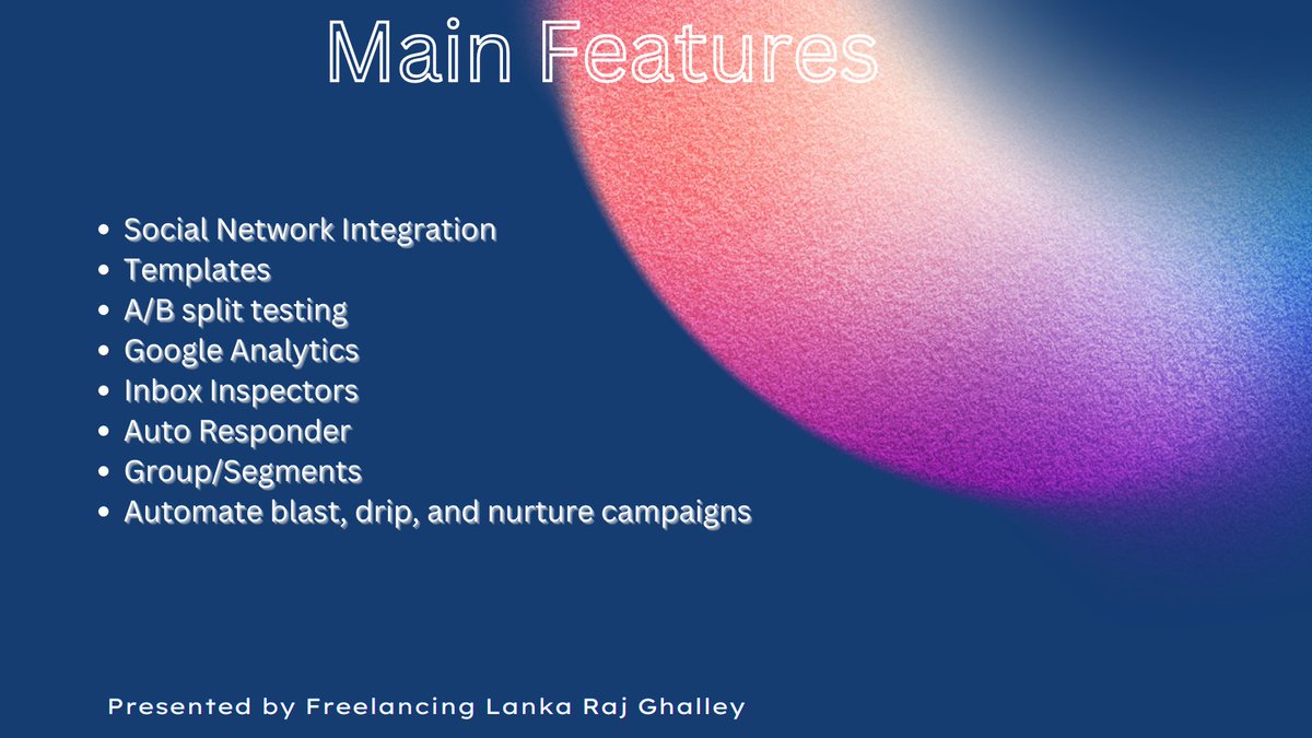 LankaRaj6's tweet image. definition of mailchimps, its features, how can use mailchimps and its reports....
.
.
.
.
.
.
.
#mailchimp #MailchimpIntegration #mailchimplovesme ###