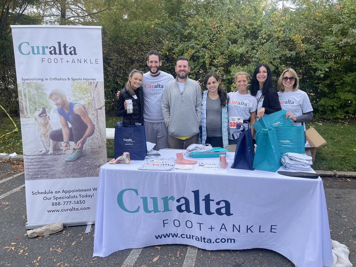 CuraltaHealth's tweet photo. We had such a wonderful time at the 43rdย Annualย Terri Roemer - Paramus Run! Remember to give us a call for all of your foot and ankle needs! 888-777-1430 ๐๐๐ผโโ๏ธ๐๐พ @ValleyAuxiliary
๐ฃ๐ฆถ๐ผ๐ฅผ๐ฉบ #Podiatrist #PodiatristNY #NJTopDoctor #FootDoctor #DoctorsOfInstagram #FootSurgeon https://t.co/WSZzqt3vID