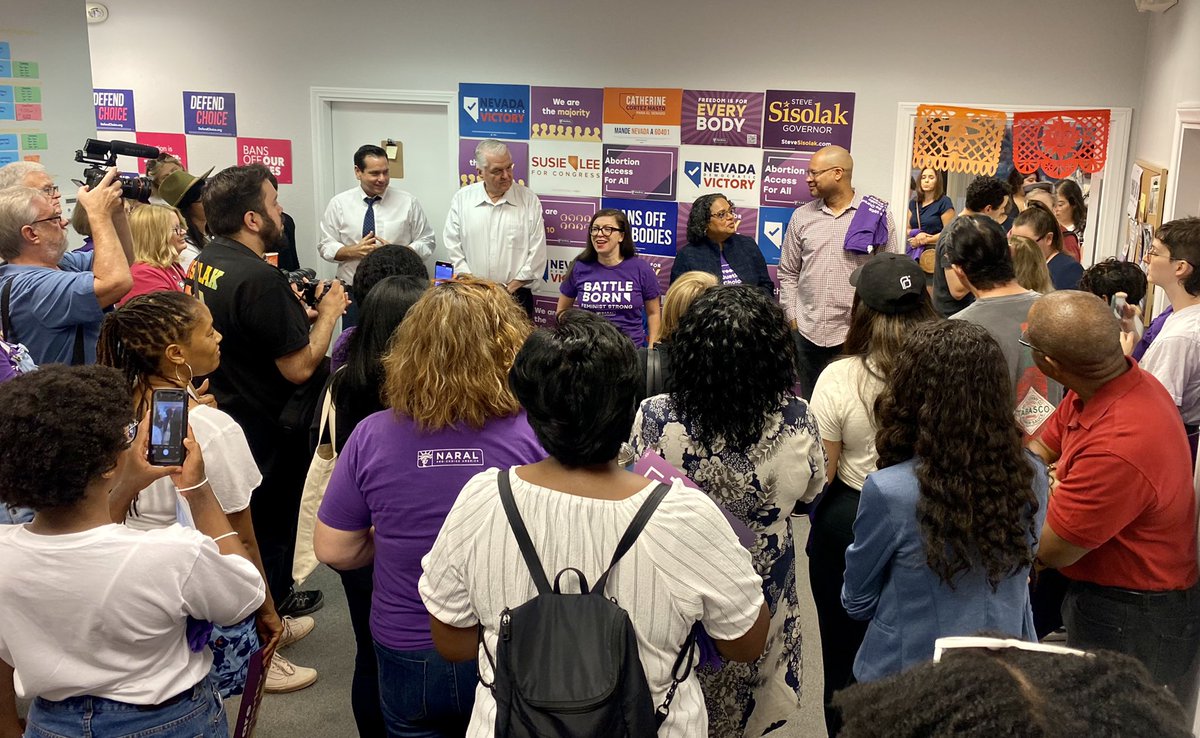 AaronDFordNV's tweet photo. Nothing less than the protection of Nevadans’ reproductive freedom is on the line this election — and I’m so proud to work with organizations like @NARALNV to protect this right.

23 days, folks. Let’s bring this home. https://t.co/nDEI1DSttH