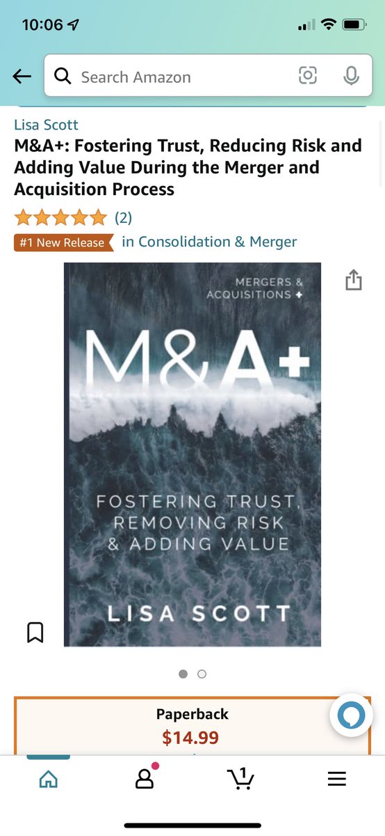 In2edgeLisa's tweet photo. #1 in Amazon! Check out my new book. #mergersacquisitionsdivestitures #contracts #wbe #legal #cmaas #procurement #entreprenuer https://t.co/EfiZEPJGLW