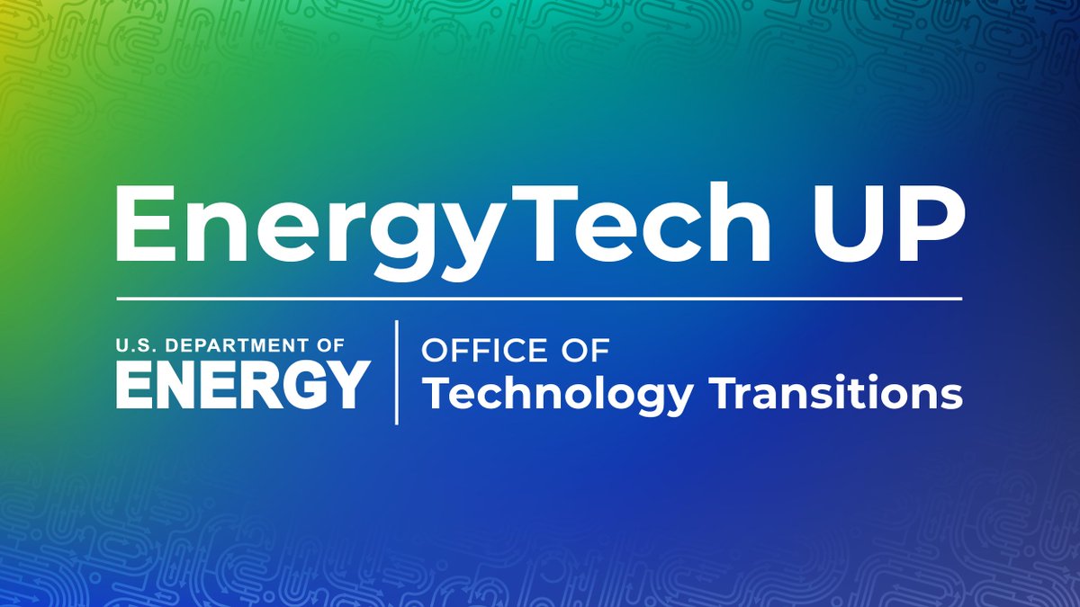 If you’re interested in joining the 2023 EnergyTech UP collegiate competition, attend an informational webinar on Oct. 26 to get all the details you need to compete including how to find the right energy tech to build your business plan around. Register: bit.ly/3rFO3Ts