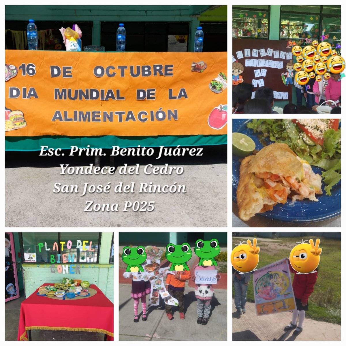 Are_segundoc's tweet photo. #DiaMundialdelaAlimentacion 
Actividades que se realizan en la Zona #P025 a favor de una alimentación equilibrada y saludable. 
@geramonro05 
@TinocoGRogelio 
@ma_pureza https://t.co/QuhkmrUdSG