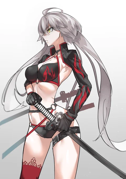 凛々しい水着邪ンヌ#fgo#邪ンヌ 