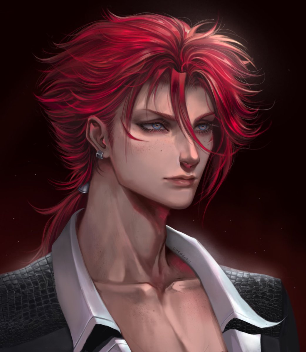 cocotokii's tweet image. Touched up an old artwork of #Reno
#FF7 #FF7R