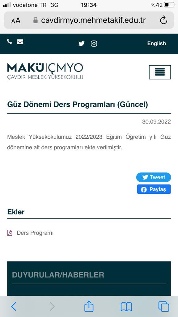CavdirMYO's tweet photo. Duymadık Demeyin !!!

Güncel Ders Proğramı #ÇavdırMYO sayfasında !!!
Ayrıntılar:

https://t.co/969dloqNr4 https://t.co/L2RtbS8B4F
