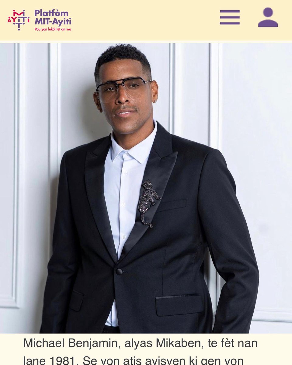 EDjeride's tweet image. ✝️ Mikaben ,  #Elèv yo ak #Pwofesè yo ap di w mèsi pou bèl etitaj sa a w kite pou nou an. Mèsi paske w te toujou panse chante bèlte ak orijnalite Ayiti nan lang manman nou.

Nou te fyè pou n te pibliye sou platfòm @MITHaiti a « Ayiti  se ».

@MichelDeGraff