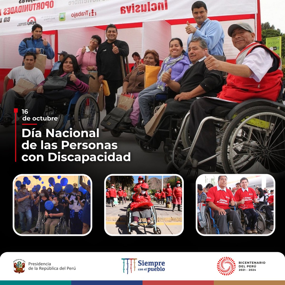 En el Día Nacional de las Personas con Discapacidad, reafirmamos ...