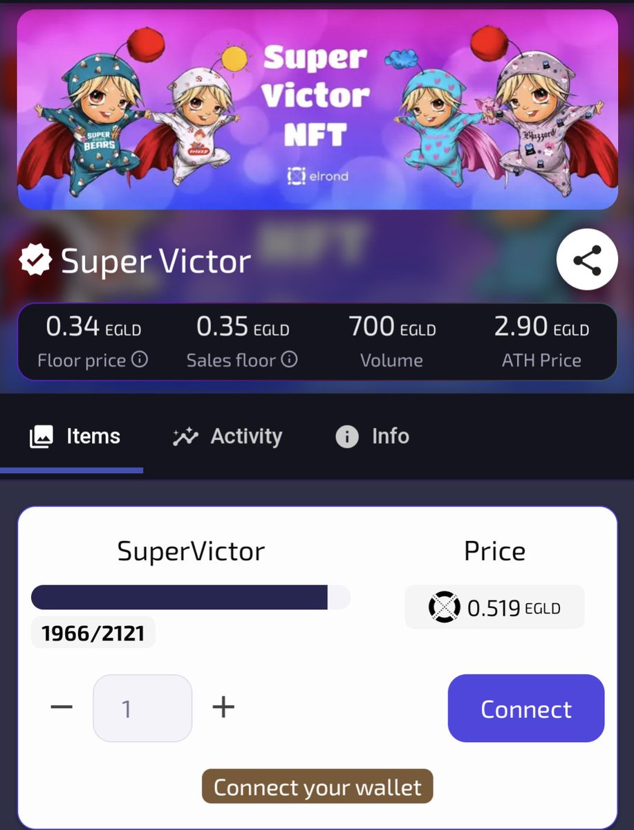 BullishRockers's tweet photo. #ElrondNFT friends

In support of @Together4Victor ,
The minters of the last 155 SV #NFTs will enter a raffle to win

🥇Vip Club Membership + 40k $BRC
🥈Backstage Club Membership + 20k BRC
⭐You can use the prizes to participate in our lotteries

Mint👇
https://t.co/LcpYQVSXSe https://t.co/f59zADVDhL