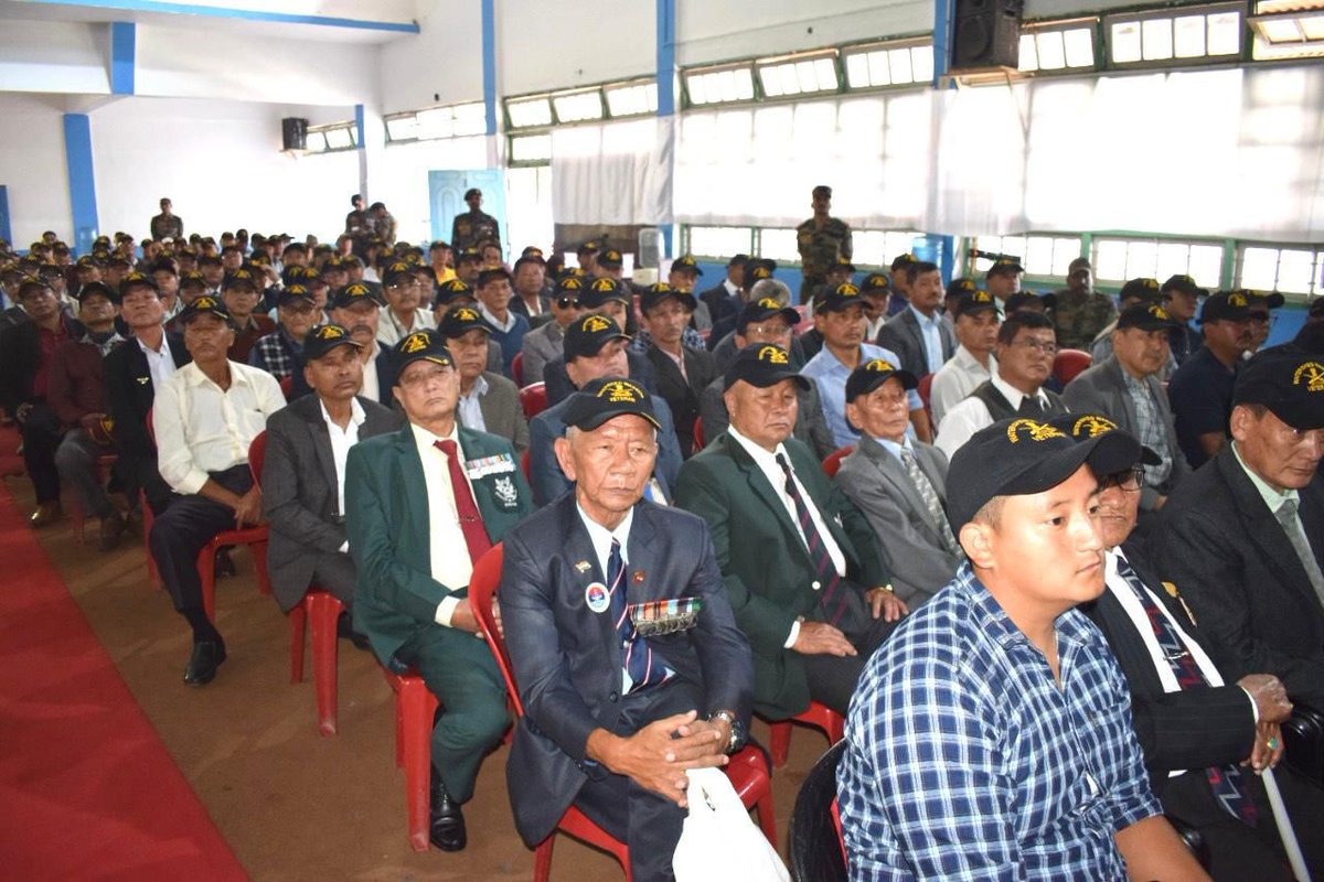 trishakticorps's tweet photo. #IndianArmyCares 

As a mark of everlasting bonds with the Military Veterans Fraternity for their unflinching contribution to the nation, a Rally was organised for approx 1200 ex-servicemen at Pedong by #BlackCatDiv #TrishaktiCorps on 16 Oct 2022.

@adgpi 
@easterncomd https://t.co/Ss6XObY8eC