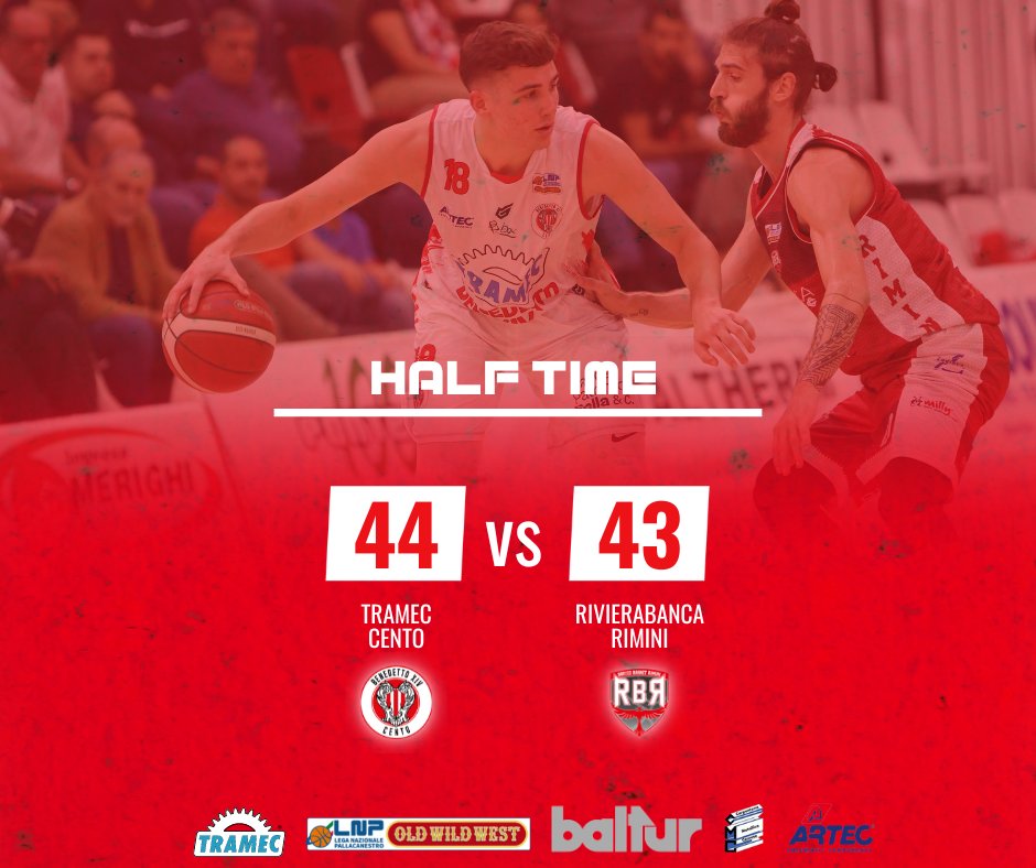 Brutta partenza? No problem!
La Tramec risponde alle fiammate riminesi e chiude i primi 20’ a +1! FORZA CENTO ⚪️🔴

#PiùCheBenedetto | #WeAreCento | #BenedettoXIV | #SerieA2OldWildWest | #Tramec